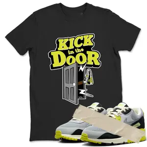 Kick In The Door Sneaker Tees - Max 90 Cyber, Streetwear Fashion, Hiphop Outfit