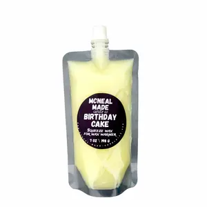 Squeeze Wax Squeezable Wax Melt Birthday Cake HIghly Scented Candle Decor Fragrance Vanilla