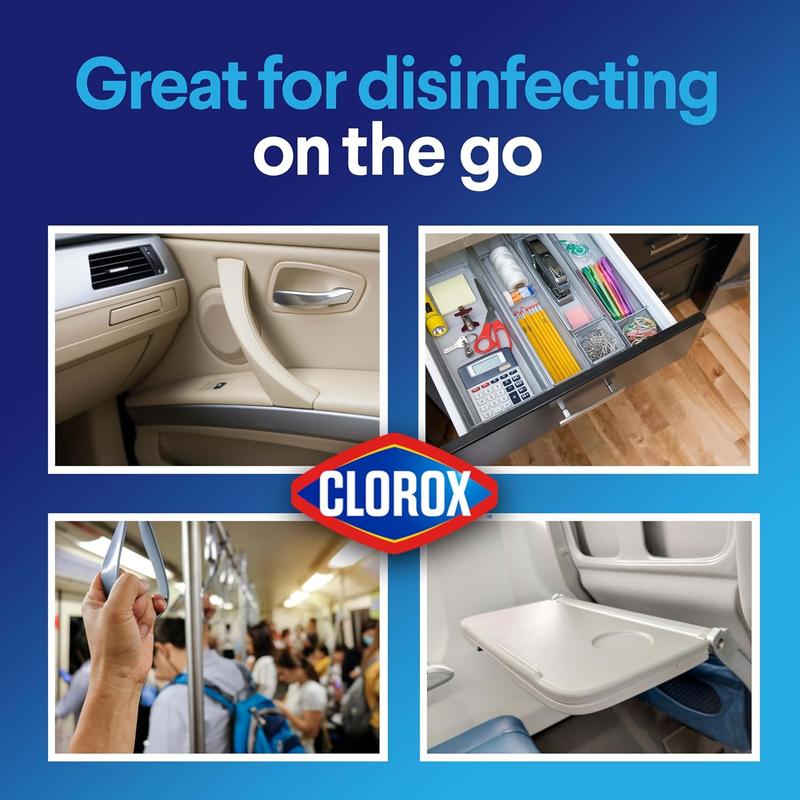 Clorox Disinfecting Wipes, Bleach Free Cleaning Wipes, Household Essentials, Fresh Scent, Moisture Seal Lid, 75 Wipes, Pack of 3 (New Packaging) Clorox