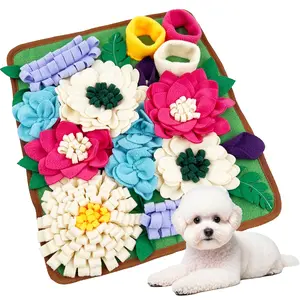 Pet Snuffle Mat Paws, Interactive Feeding Blanket for Training, Puzzle Toy for Pet Engagement and Enrichment, Pet Supplies, Dog & Cat Accessories