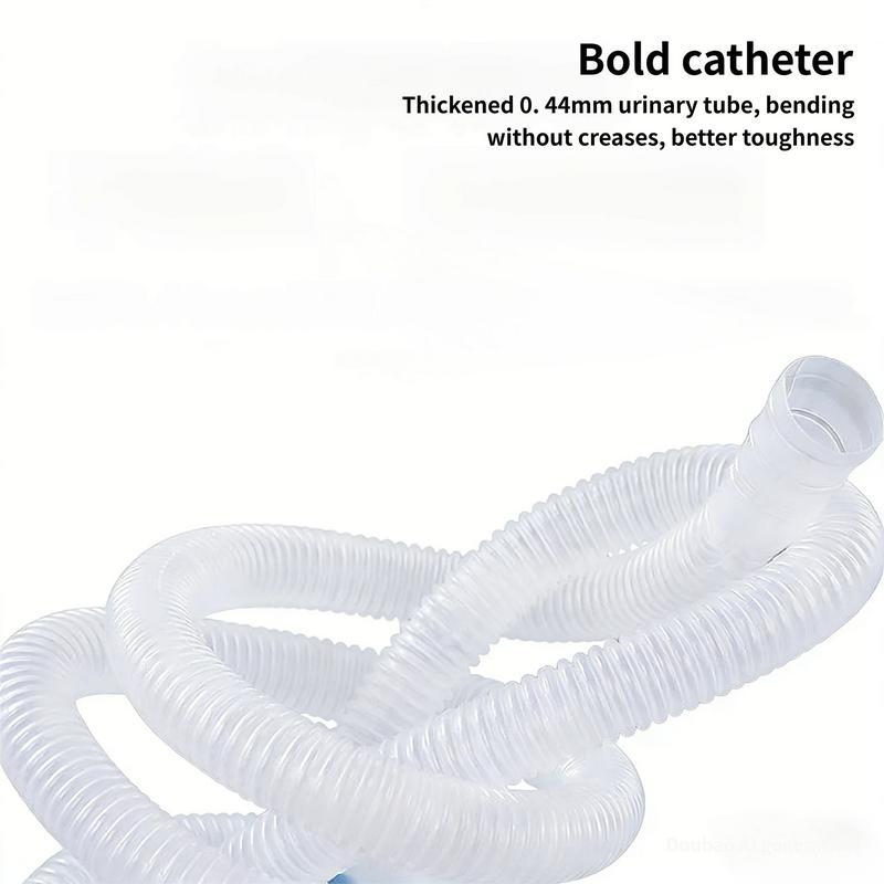 2000ML portable urinal with 62.99in extendable catheter, thick and odor resistant large capacity urinal, easy to wake up at night, suitable for the care of the elderly and children