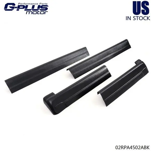 Rocker Panel Covers - 4-Piece Adhesive-Mount Replacement Vehicle & Truck Accessories for 1999-2006 Silverado/GMC Sierra Extended Cab (Part No. 14068)