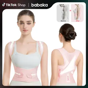 Babaka Posture Corrector, Invisible Lightweight Adjustable Back Brace for Upper and Lower Back Pain Relief, Hunchback, Hump, Scoliosis, Thoracic, Spine Corrector Under Clothes Healthcare TikTokShopBlackFriday