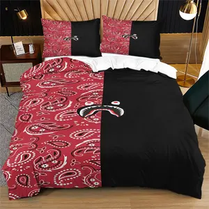 Shark Head Pattern Duvet Cover Set, Soft And Durable Bedding Set, Contains 1 Duvet Cover And 1 Or 2 Pillowcases, Suitable For Children And Adults Daily Holiday Birthday Gifts Bedroom Decorations