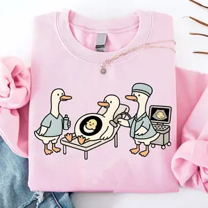 Funny Goose Sonographer Sweatshirt, Ultrasound Technologist Sweater, Sonography Crewneck, RDMS Gift, Gift For Her