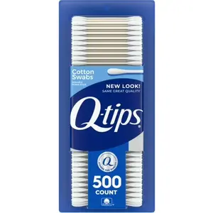 Q-tips Cotton Swabs, Original, For Home, First Aid and Beauty, 100% Cotton, 500 Count
