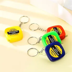 Retractable Soft Ruler Tape Measure With Keychain Body Measuring Tape Mini Portable Sewing Tailor Cloth Ruler Measuring