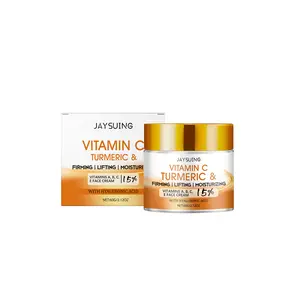 JAYSUING Vitamin C Turmeric Face Cream  Moisturizing and nourishing skin firming, rejuvenating and lifting care cream