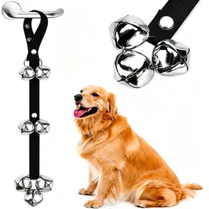 Adjustable Dog Potty Training Doorbell with 7 Extra Large Loud 1.4 Inch Bells