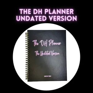 The DH Planner Undated Version - Weekly & Monthly Spreads with Personalized Flow Charts & Clinical Guides for Dental Hygienists Created by an RDH
