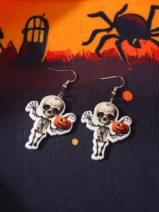 Women's Halloween Skull Earrings Set, Daily Wear & Festival Jewelry, Perfect Gift for Women, Unique Design, Trendy Accessory