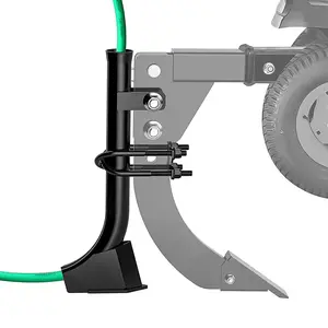 Pipe Layer Attachment Fits Hitch Mounted Ripper Trencher Accessories, Flexible Pipe Laying Tool for 3-Point Lawn Ripper Hitch Lawn Subsoiler for ATV UTV Tractor, Locking Structure Max Dia 1.18''