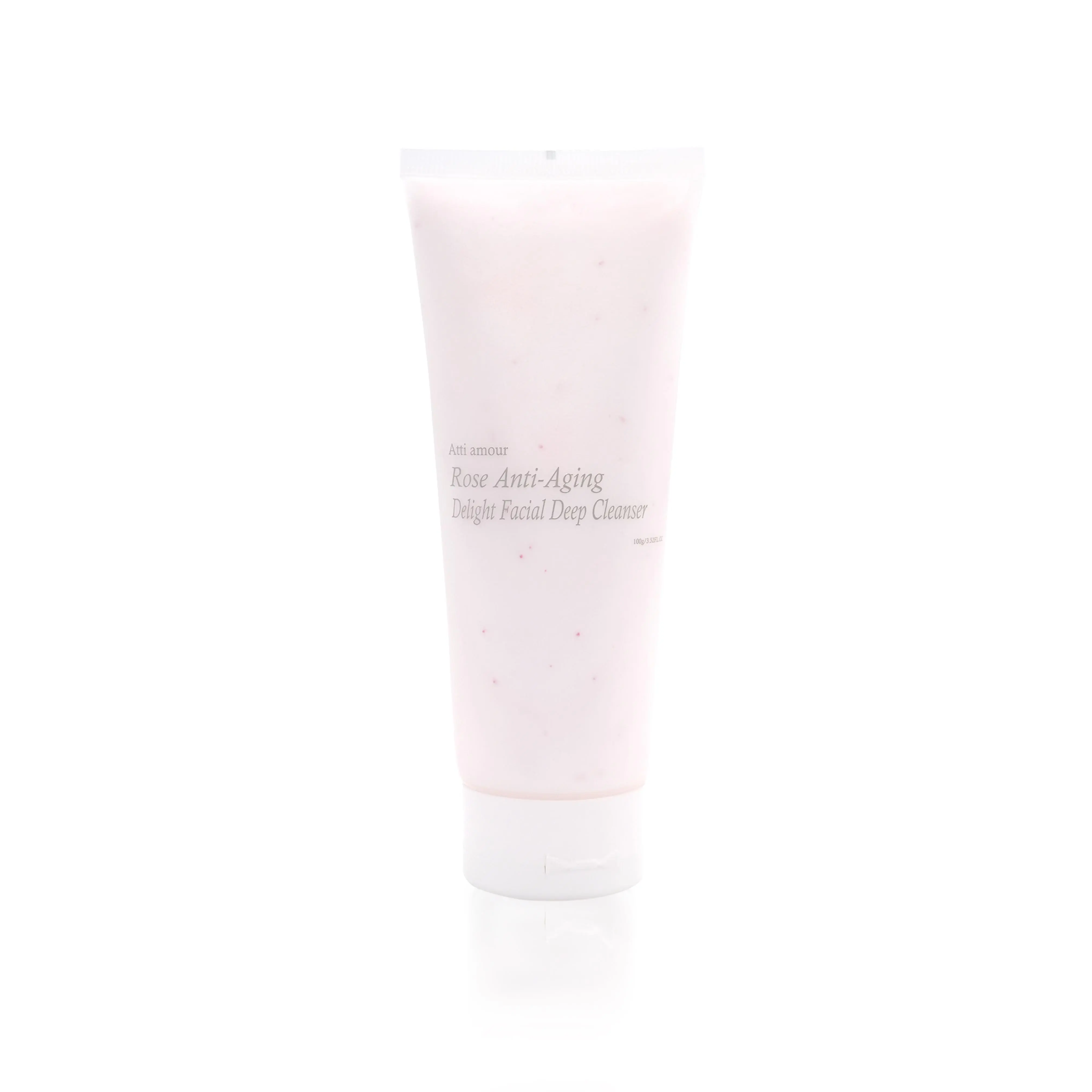Reviving Rose Facial Deep Cleanser 3.52oz /100g | Double Cleanser, Hydrating Foaming cleanser for dry skin | with Damask Rose Water and Rose Oil | Korean Skincare