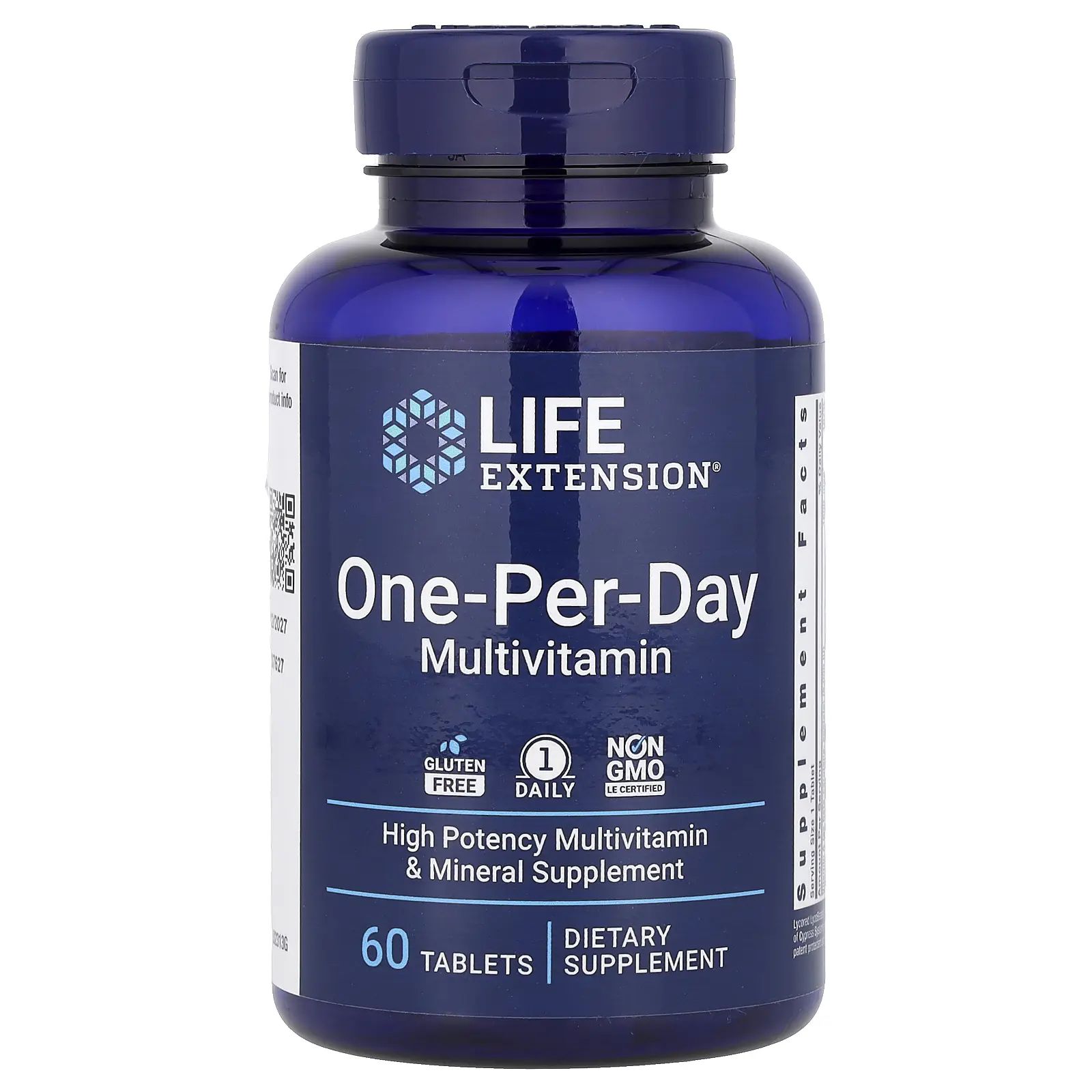 Life Extension One-Per-Day Multivitamin, 60 Tablets