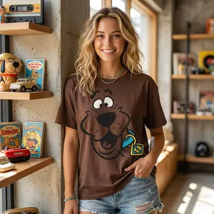 Scooby Doo Face T-Shirt, Halloween Monsters T-shirt, Cartoon Horror Tee, Spooky Mystery Gang Shirt, Halloween Family Trip 2026 Tee
