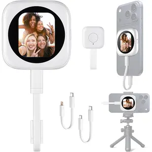 BEEIH Magnetic Rear-View Selfie Monitor for iPhone 7-17, 1080P, 1.16oz, Portable, for Photos, Videos & Live Streaming
