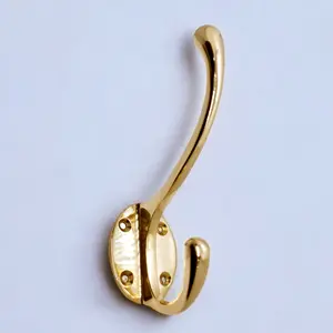 Brass Polished Classic Brass Hat & Coat Hook