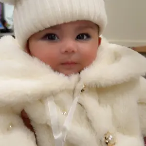 Meihuida Infant Baby Girls Coat Faux Fur Long Sleeve Cape Cloak Jackets Outwear Warm Winter Clothes