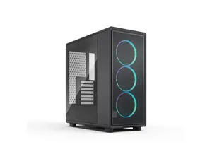 Fractal Design Epoch XL Black RGB - Tempered Glass Light Tint - High Airflow PC Gaming Case - Mesh Front Panel - Three Momentum 14 RGB Fans Included - Spacious Interior - ATX/mATX/ITX and Reverse Connector Motherboard Support