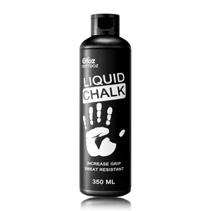 OUTTDOZ 12 oz Pro Grade Liquid Chalk - Sweat-Resistant Grip for Weightlifting, Rock Climbing, Sports - Dries in Seconds for Fitness Workouts