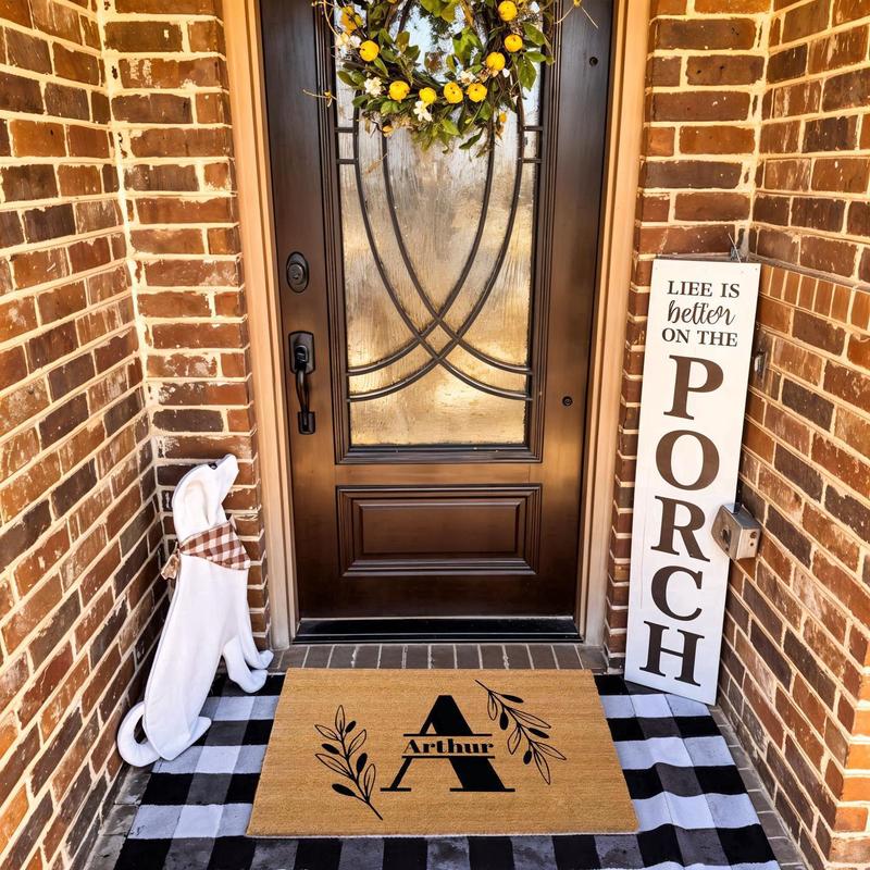 Custom Welcome Doormat,  New Home Decoration, Name Design Door Mat, Wedding Gift, Home Accessories, Front Door Mat, Personalized Gift