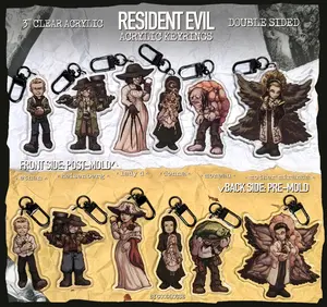 Resident Evil 8 Character || Ethan, Heisenberg, Lady Dimitrescu, Donna Beneviento, Moreau, Mother Miranda || Acrylic Keychain!,  Perfect Gift for Fans & Collectors