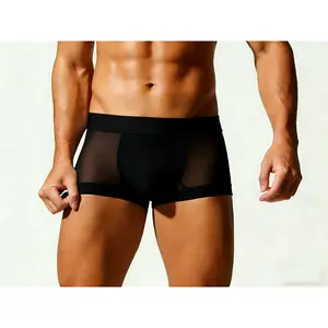 Men's four cornered underwear, youth breathable flat underwear Menswear