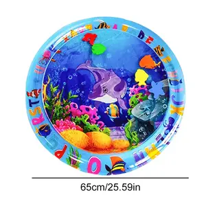 Thickened Sensory Water Mat for Cats – Cooling Interactive Play Mat for Summer NONE