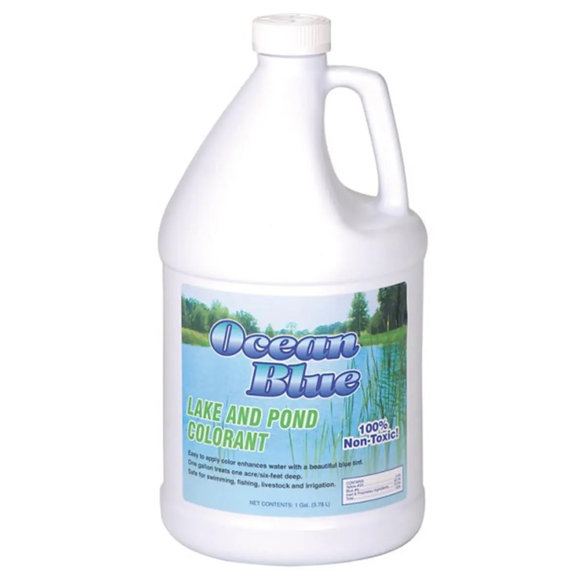 Crystal Blue CBOG 1 gal Safe Ocean, Lake & Pond Colorant for Home Improvement, Garden Supplies Use
