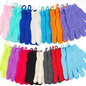15 Colors Exfoliating Gloves For Shower Accessories Bath