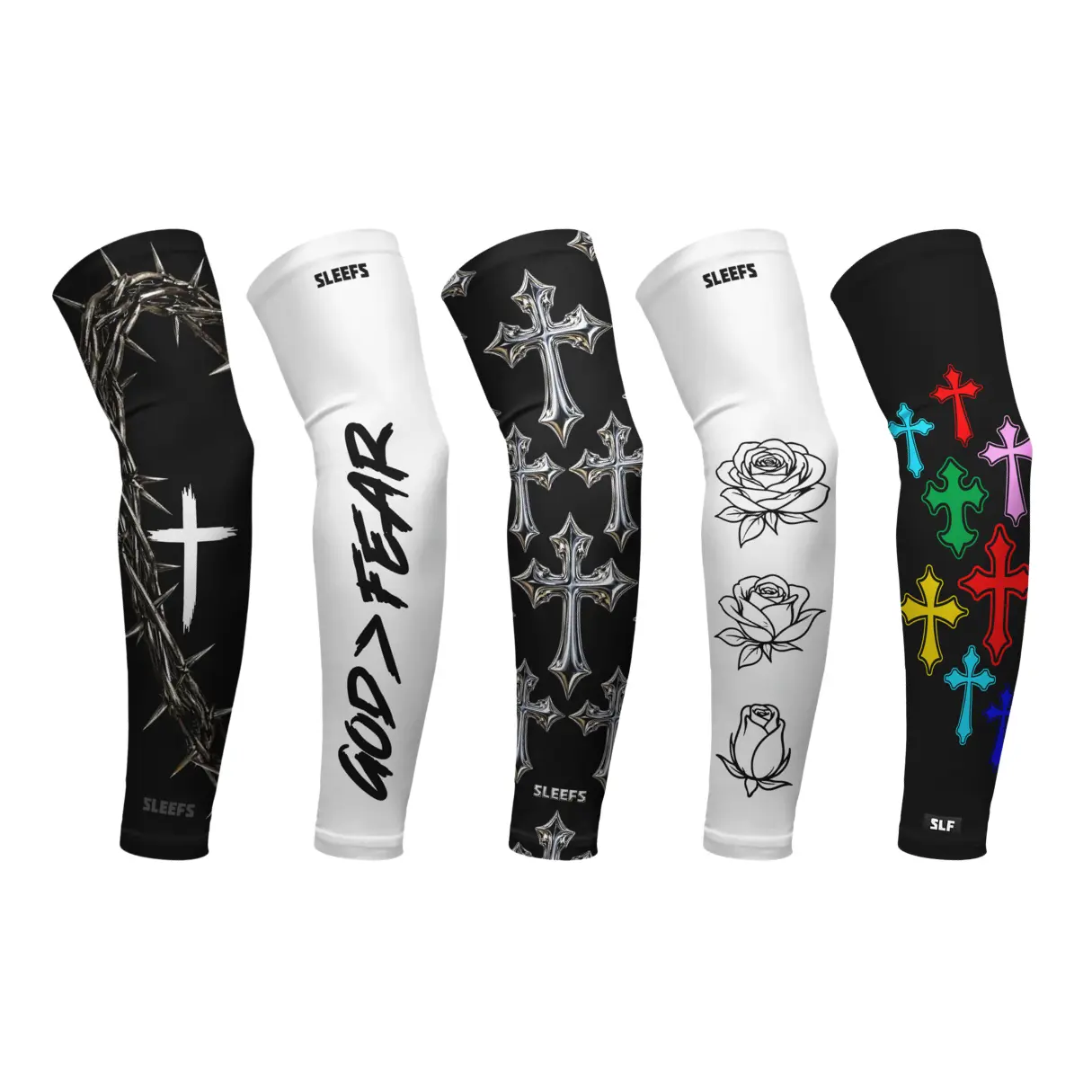 SLEEFS Faith Arm Sleeve Collection, Sports Arm Sleeve for Compression Support in Outdoor Activities, Arm Compression Sleeves
