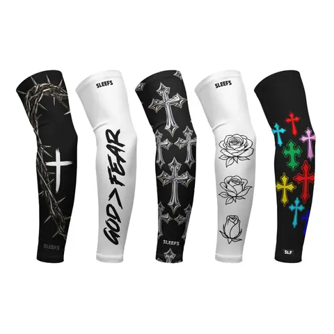 SLEEFS Faith Arm Sleeve Collection, Sports Arm Sleeve for Compression Support in Outdoor Activities, Arm Compression Sleeves