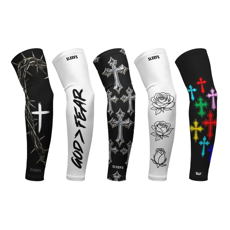 SLEEFS Faith Arm Sleeve Collection, Sports Arm Sleeve for Compression Support in Outdoor Activities, Arm Compression Sleeves