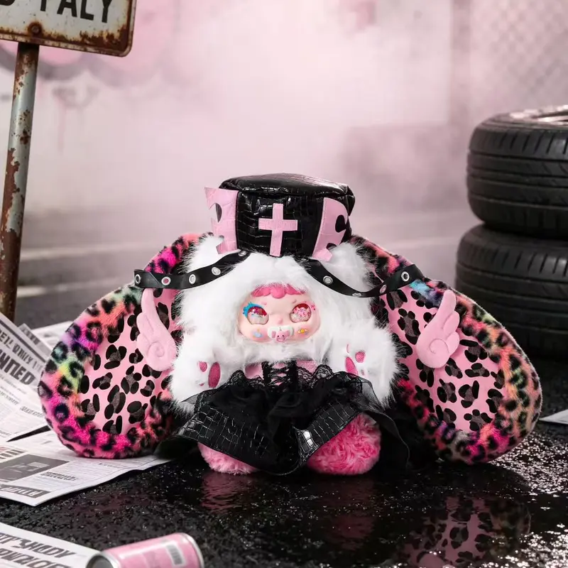 CN JIIMo ‑Delusive Sweetheart 700% Size Plush Blind Box Mystery Boxes Bag Pendant Bunny Plush Dolls Soft Collectibles Hidden Style 1/24