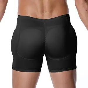 In Stock In StockMen Pads underwear pants Shaper Hip lift Filling padded Panties Shorts Underwear Male Plus Size 3XL