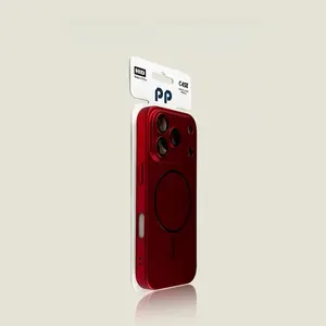 Suitable for IP17/16 Pro Max Phone Case Ultra-thin PC Fine Ring Magnetic IP15/14/13/12 Skin Feel Matte Protective Cover