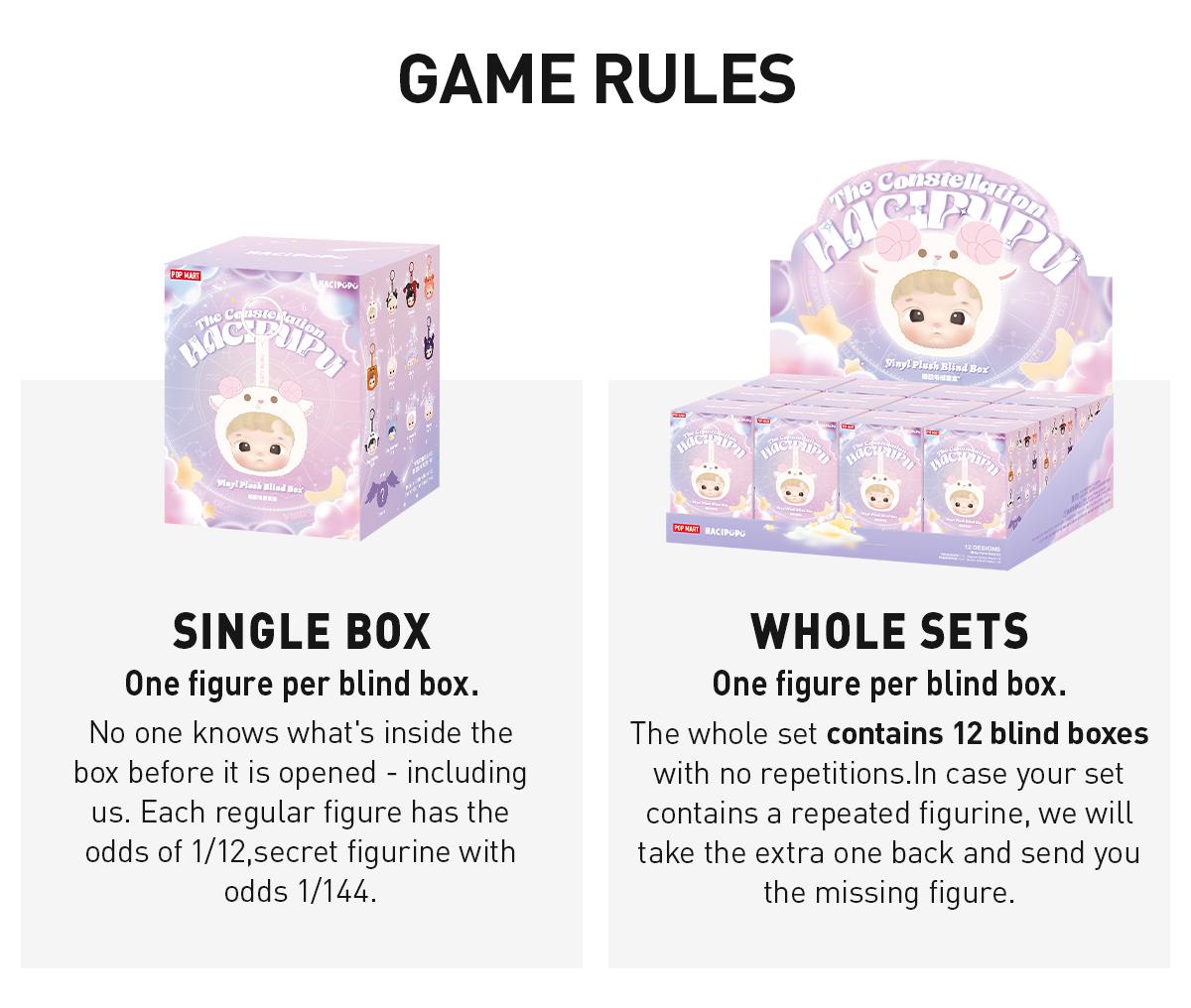 POP MART HACIPUPU The Constellation Series-Vinyl Plush, Blind Box