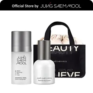 [Jungsaemmool] Mool Cream & Mool Mist & SetInsulated Cooler Bag (Black) - Essential Moisturizing and Radiant Hydrating Skincare for Everyday Essentials