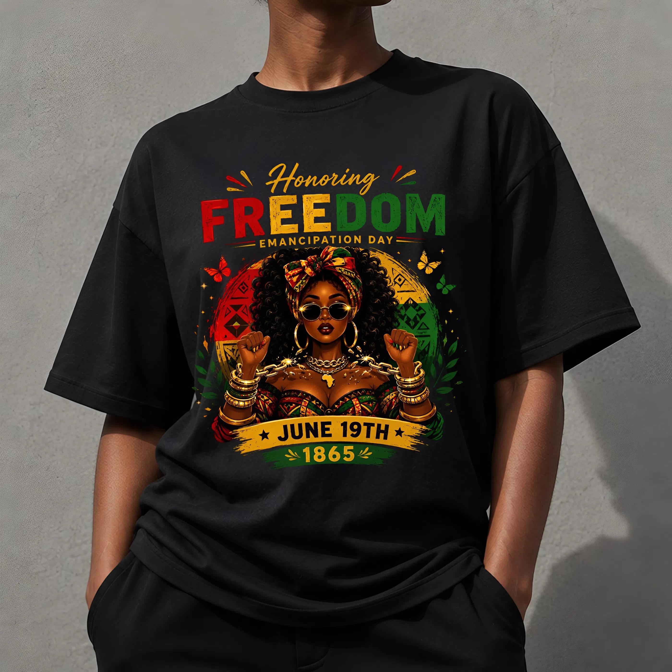 Juneteenth 1865 Freedom Shirt, Emancipation Day Tee, Black History T-Shirt, African American Heritage Gift, Celebrate Freedom Apparel, patriotic tee, Youth Clothing, summer outfit, holiday outfit