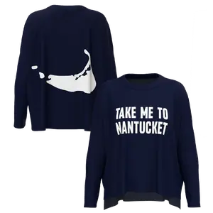 Take Me To Nantucket Sweater (Navy)