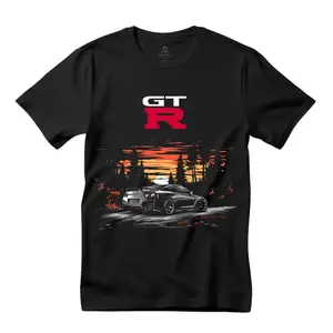 Nissan GT-R Black T-Shirt: Vintage Nissan GTR Shirt for Men | Skyline Tee on Amazon