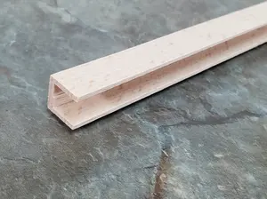 Miniature Channel Molding Trim 1/2" x 1/2" x 18" long Dollhouses Scale Model Building
