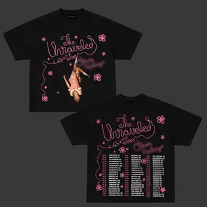 Oliviaveled Tour T-Shirt, Pink Swing Pop Star Tour Tee, Double Sided Graphic Fan Shirt, Concert Vibes Merch, Music Lover Hoodie, Aesthetic Fan Gift Apparel