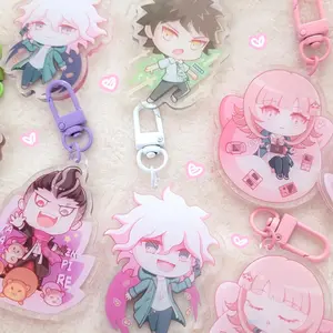 Danganronpa Doubled-sided Different Design Acrylic Keychain | Kokichi | Hajime | Nagito | Chiaki | Gundham
