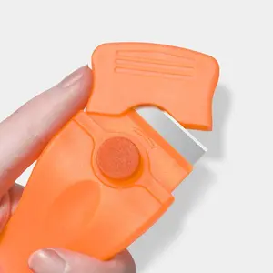Portable Multifunctional Cleaning Scraper, 1 Count Household Cleaning Scraper with Plastic Blade, Cleaning Tool for Home Kitchen