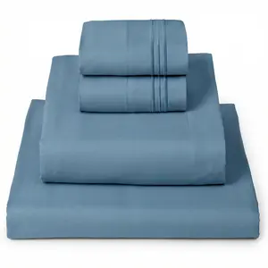 Comfortable Bedding 4-Piece Set Ultra-Fine Fiber Breathable Sheet Collection 16-Inch Deep Pocket Design Hotel Luxury Texture King