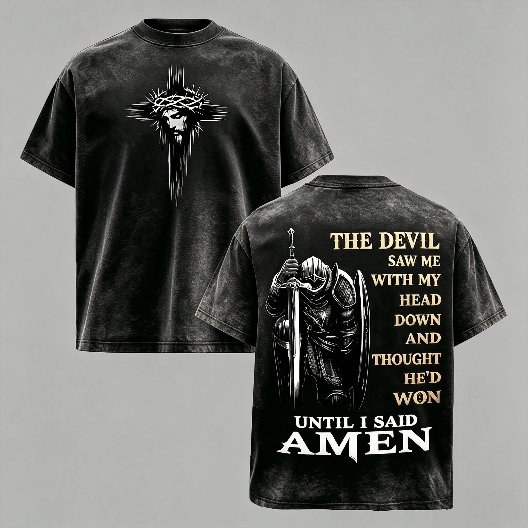 Men's Vintage Templar Cross Graphic Crew Neck T-Shirt, 3D Printed Plus Size Black Street Casual Short Sleeve Daily Wear Basic Fashion Tee mcr good Gooner Eat Sleep Goon Repeat men funny, funny graphic tee, men’s trendy t-shirts,