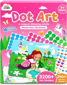 ZMLM No Mess Dot Art for Kids Ages 3-8 – Travel Toy, DIY Crafts, Easter Basket, Birthday or School Gift