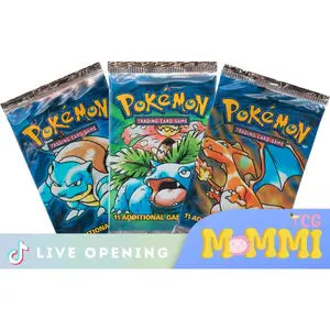 Base Set Unlimited CARDS LIVE OPENING @MommiTCG