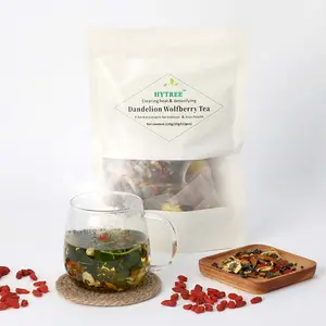 Dandelion Wolfberry Tea Organic  Traditional Healthy Tea for Men Women 120g Natural Ingredients Individually Wrapped